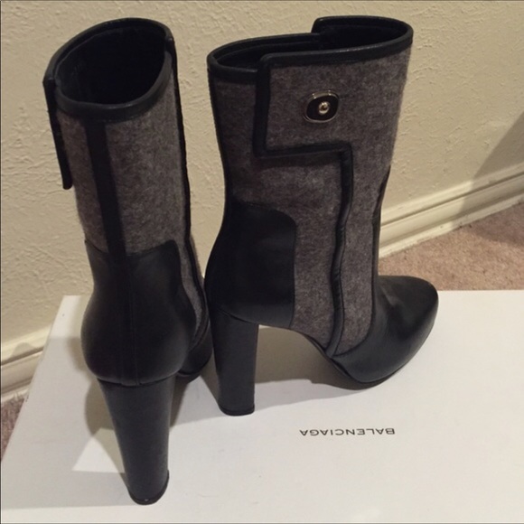 Balenciaga boots grey/black size 36.5 - Picture 3 of 4